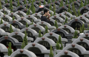 Кладбище в Китае фото