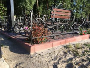 Кладбищенская ограда фото