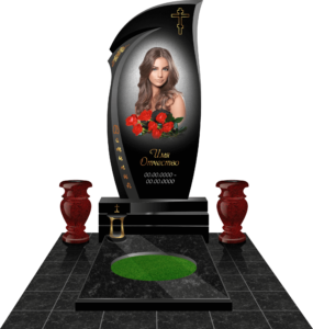 3D-макет надгробия для женщины
