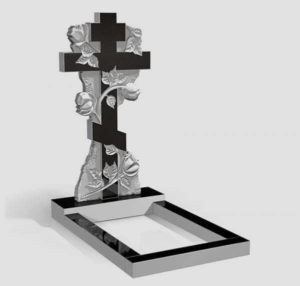 Надгробие в форме креста фото